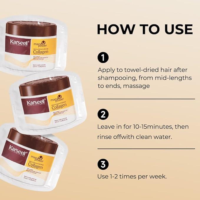 Karseell Collagen Hair Treatment 25ml(24 packs)