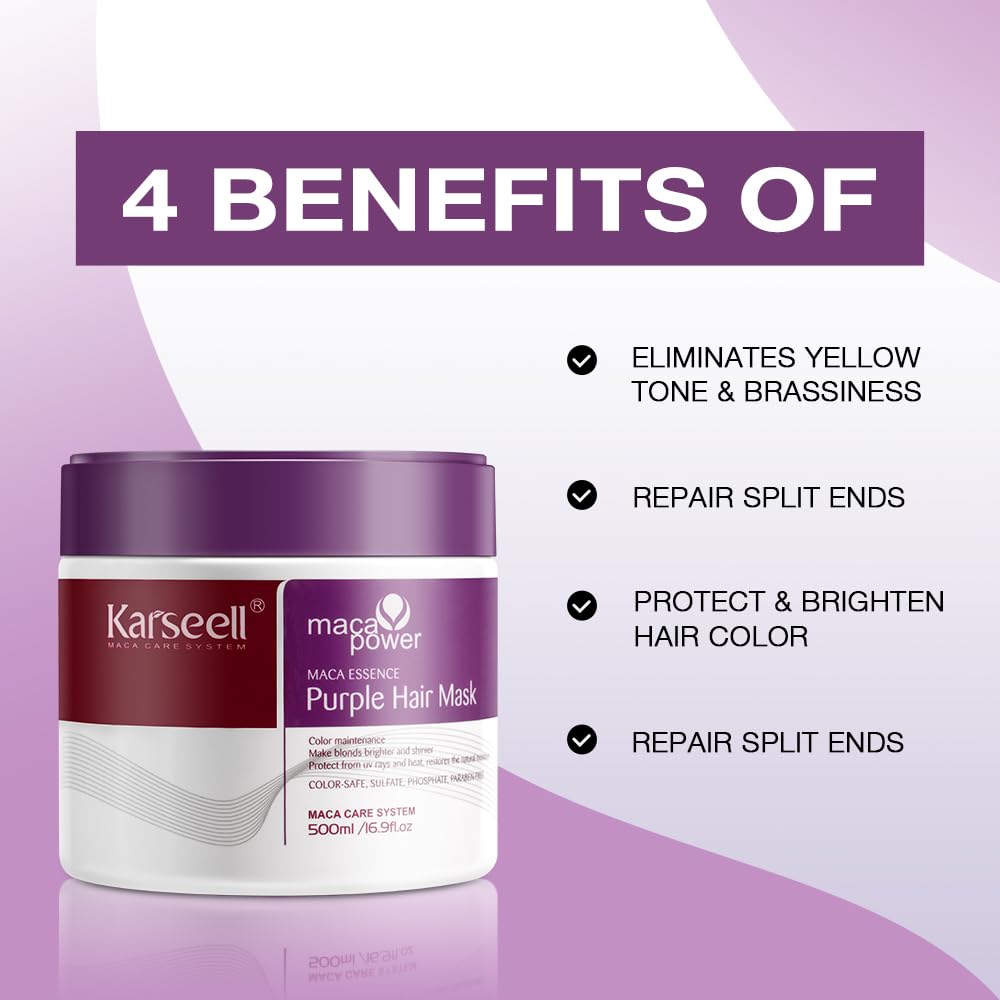 Karseell Purple Hair Mask 500ML