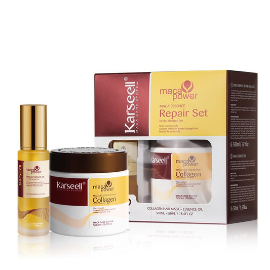 Karseell Hair Mask And Argan Oil Set for Dry Damaged Hair