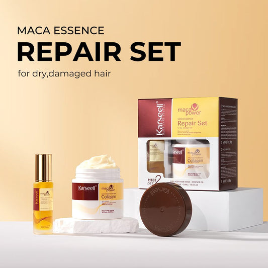 Karseell Hair Mask And Argan Oil Set for Dry Damaged Hair