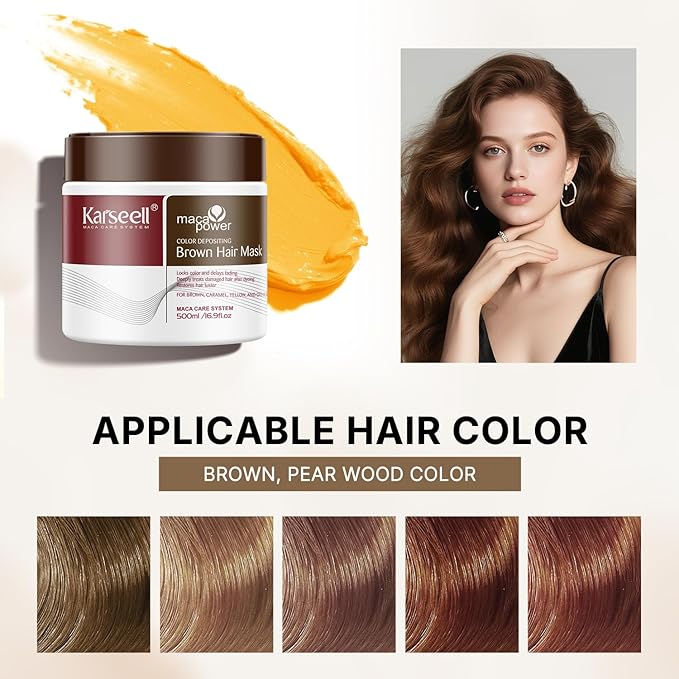 Karseell Color Depositing Brown Hair Mask