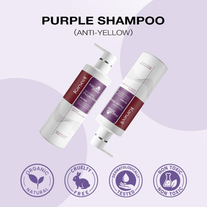 Karseell Purple Shampoo Professional Neutralizes Brass